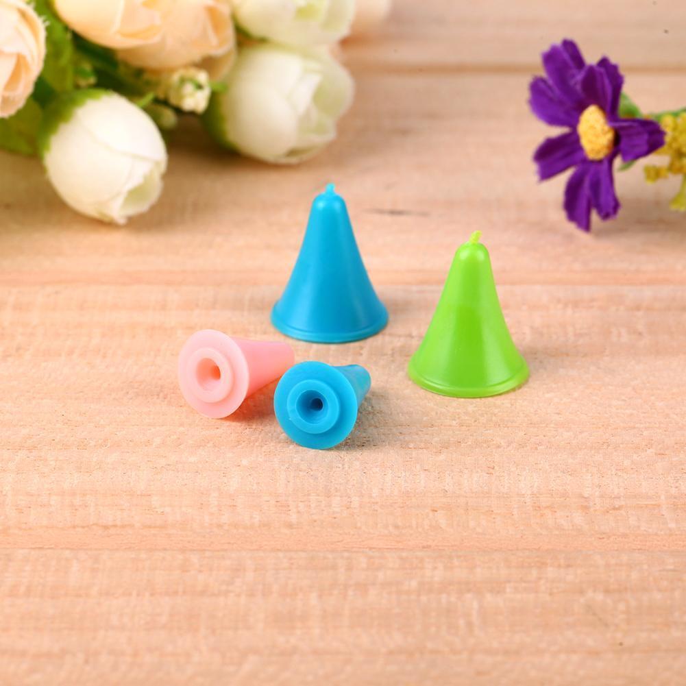 10pcs Rubber Cone Shape Knitting Needles Cap Point Protectors in 2 Sizes