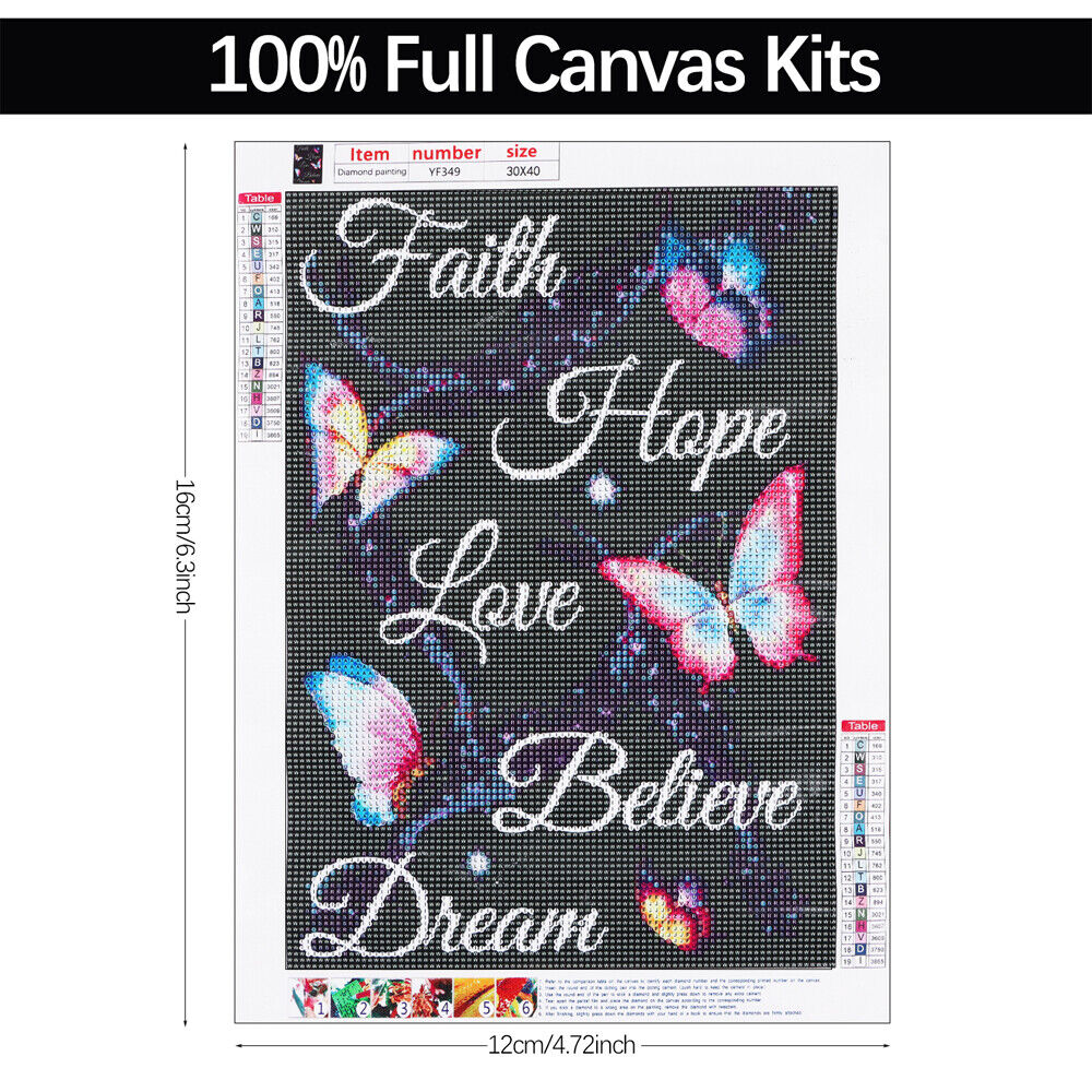 Art Number Kits with Accessories Full Drill Cross Stitch Embroidery Craft