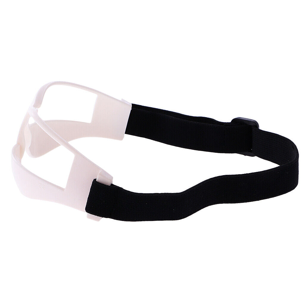 10-Piece Anti Down Basketball Glasses Sports Eyewear Training Supplies White