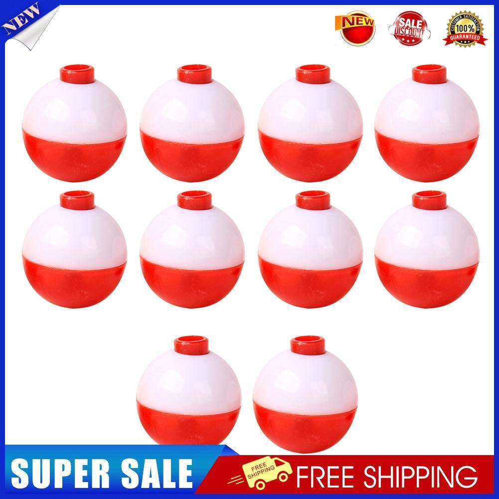 10x Fishing Bobber Set Plastic Round Float Buoy Outdoor Fishing Gear (38mm)