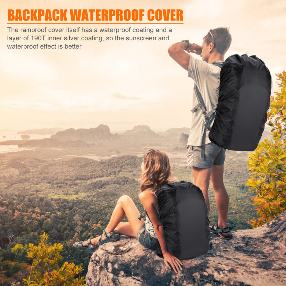 30-75L Waterproof Backpack Rain Cover Outdoor Climbing Bag Raincover (XXL)