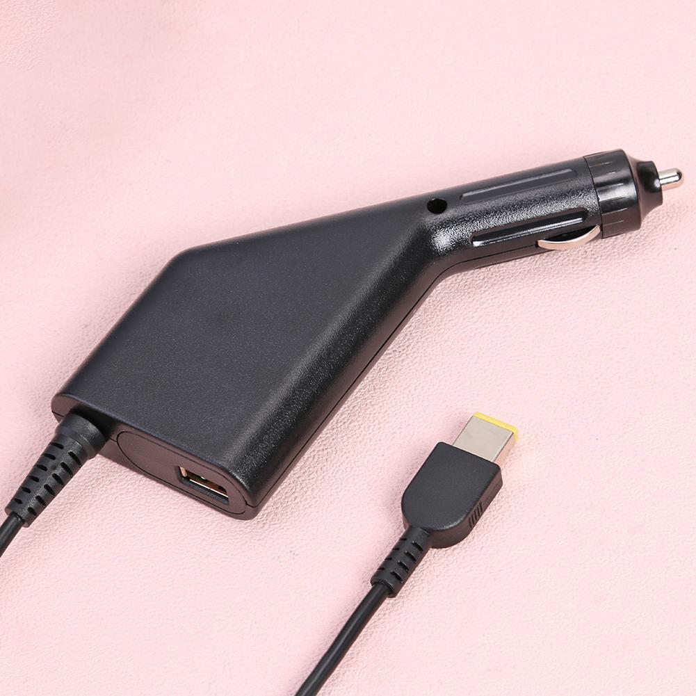 Laptop Car Charger 90W 20V 4.5A Power Adapter for Lenovo Thinkpad Notebook