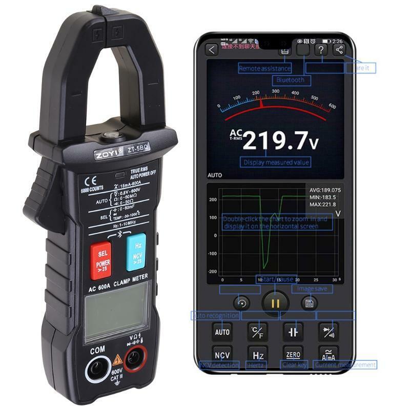 6000 Counts Auto-Ranging Multimeter with DC/AC Voltage & AC Current Resistance