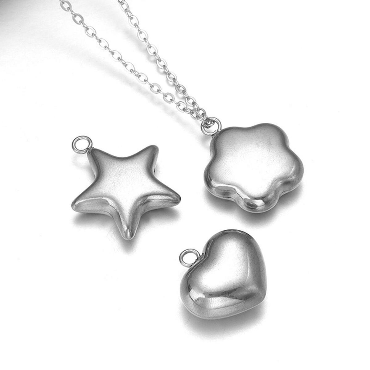 6 Pieces  Charms Pendants 304 Stainless Steel for Jewelry Making