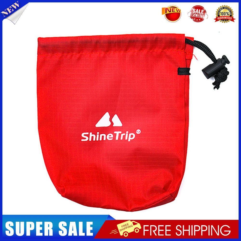 Outdoor Hiking Kits Storage Bag Camping Nail Wind Rope Buckle Pouch (Red)