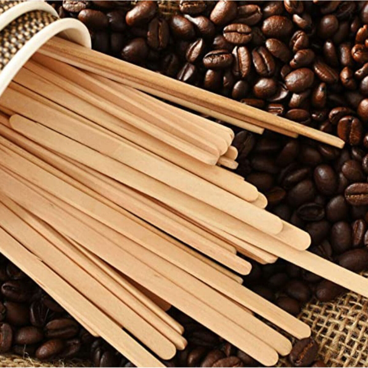 Wooden rers Disposable Beverage  Sticks  140x6x1.5mm