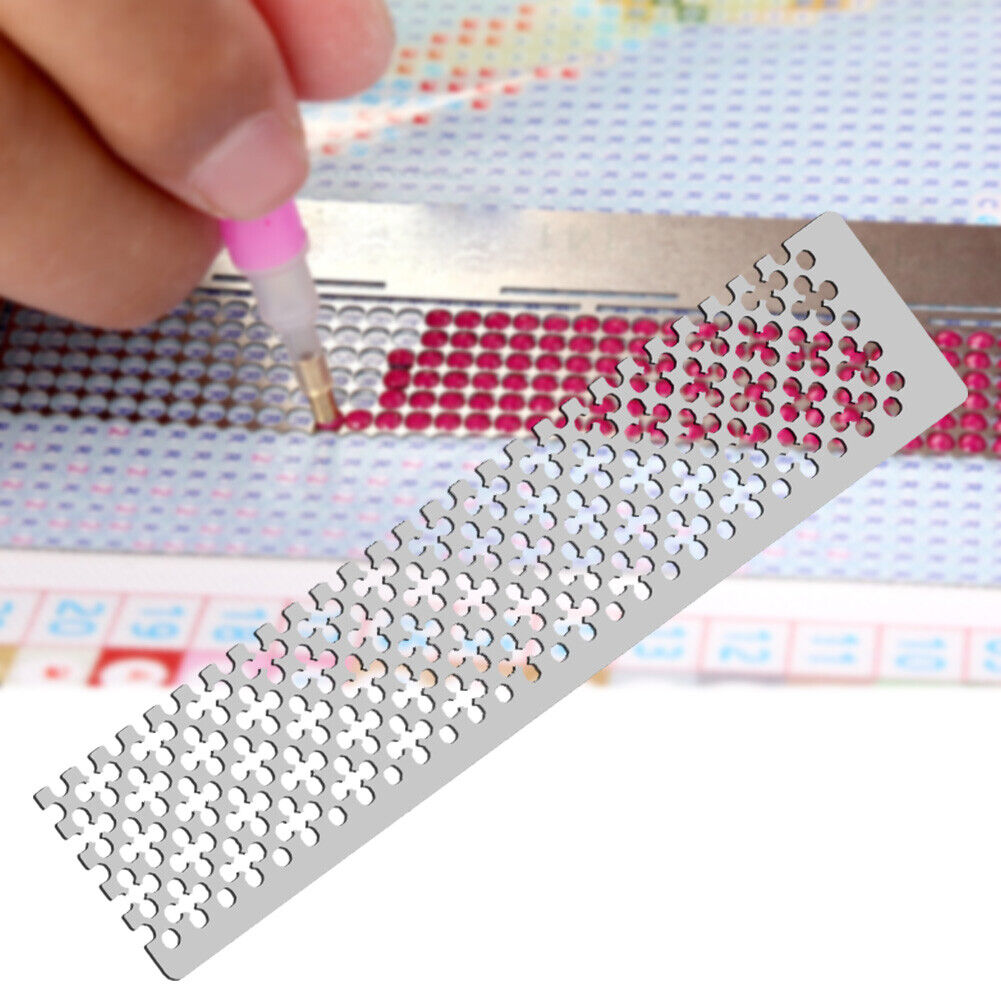 DIY Diamond Painting Tool Square Round Drill Point Drill Net Ruler (140)