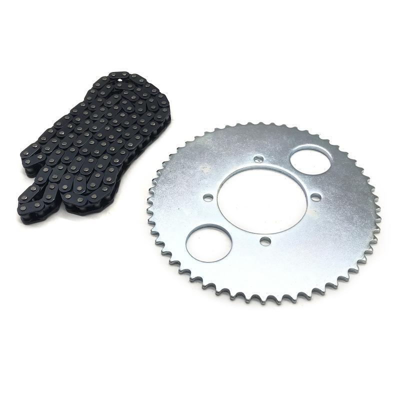 T8F 54T Tooth Rear Dirve Sprocket Cog With 116 Links Chain For Bike Gas Scooter