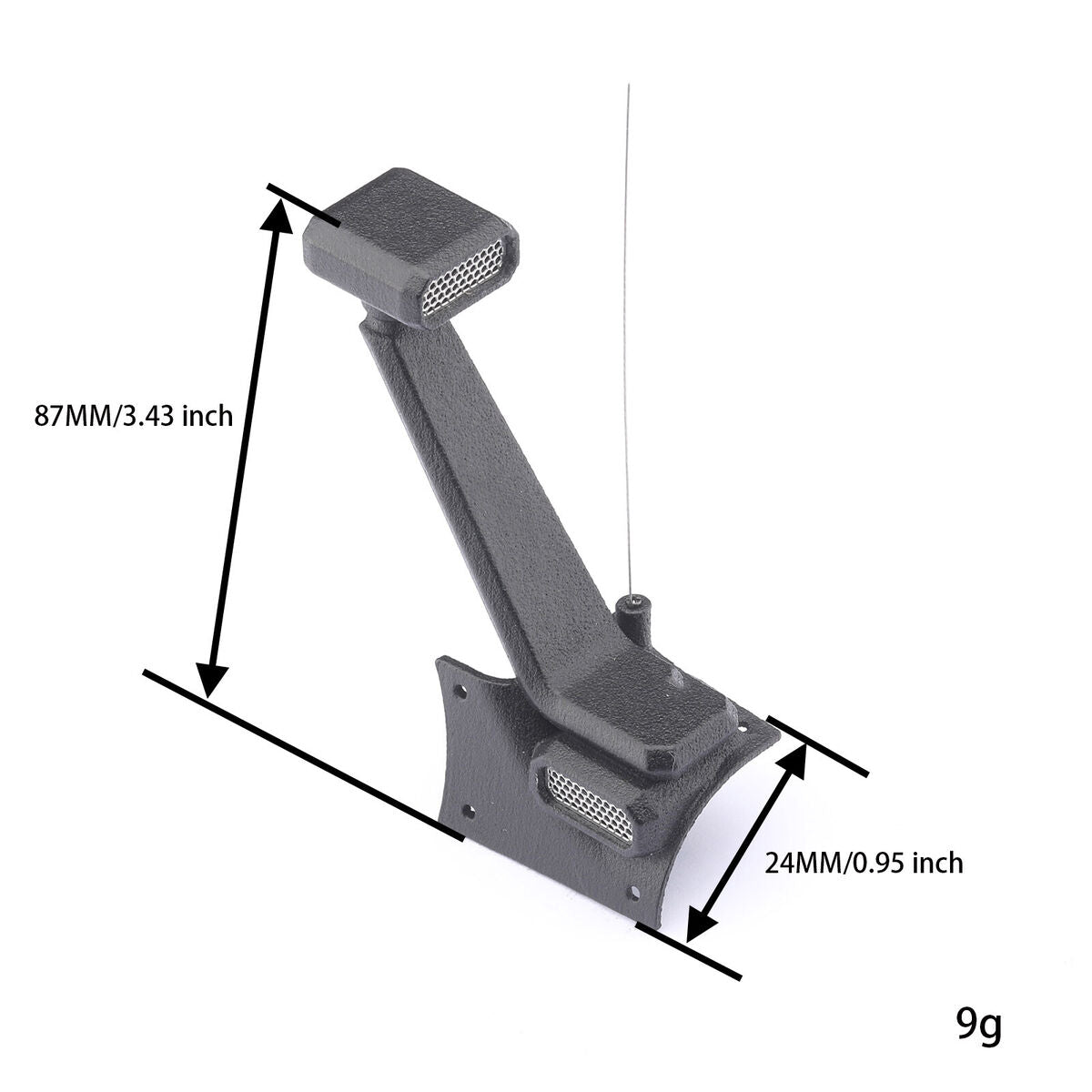 Wading Throat High Air Inlet for 1/10 AXIAL SCX10 III JEEP Wrangler RC Car A2UK