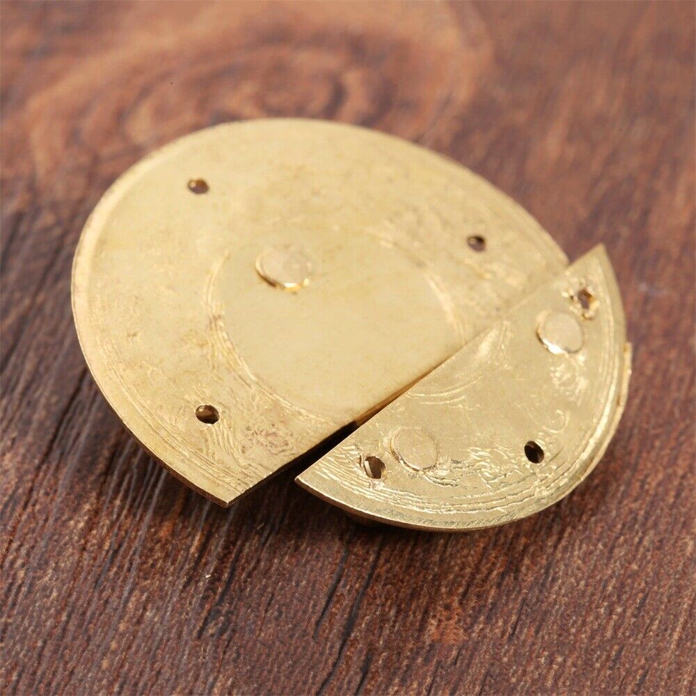 Small Classic Jewely Wooden Box Lock Latch 6 Nails 36mm/1.42" Chinese Tradition