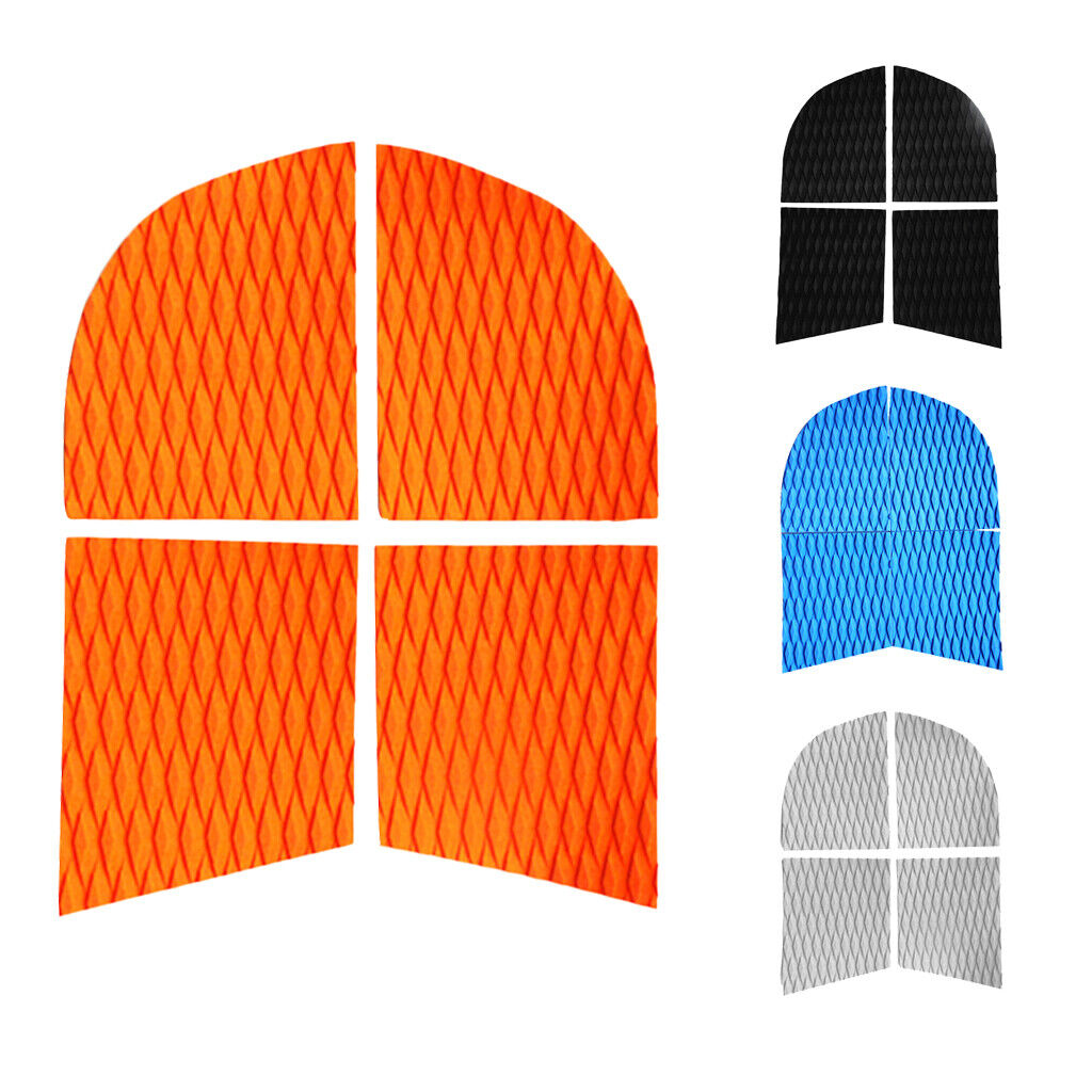 4Pc EVA Dog Pet Traction Pad Deck Grip Mat Tail Pad for Surfboard Paddleboard