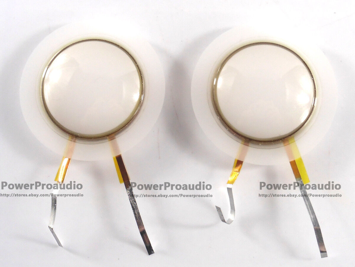 2X 34.5 mm 1 3/8" 8 ohm polyester tweeters ccar flat wire diaphragm ,voice coil