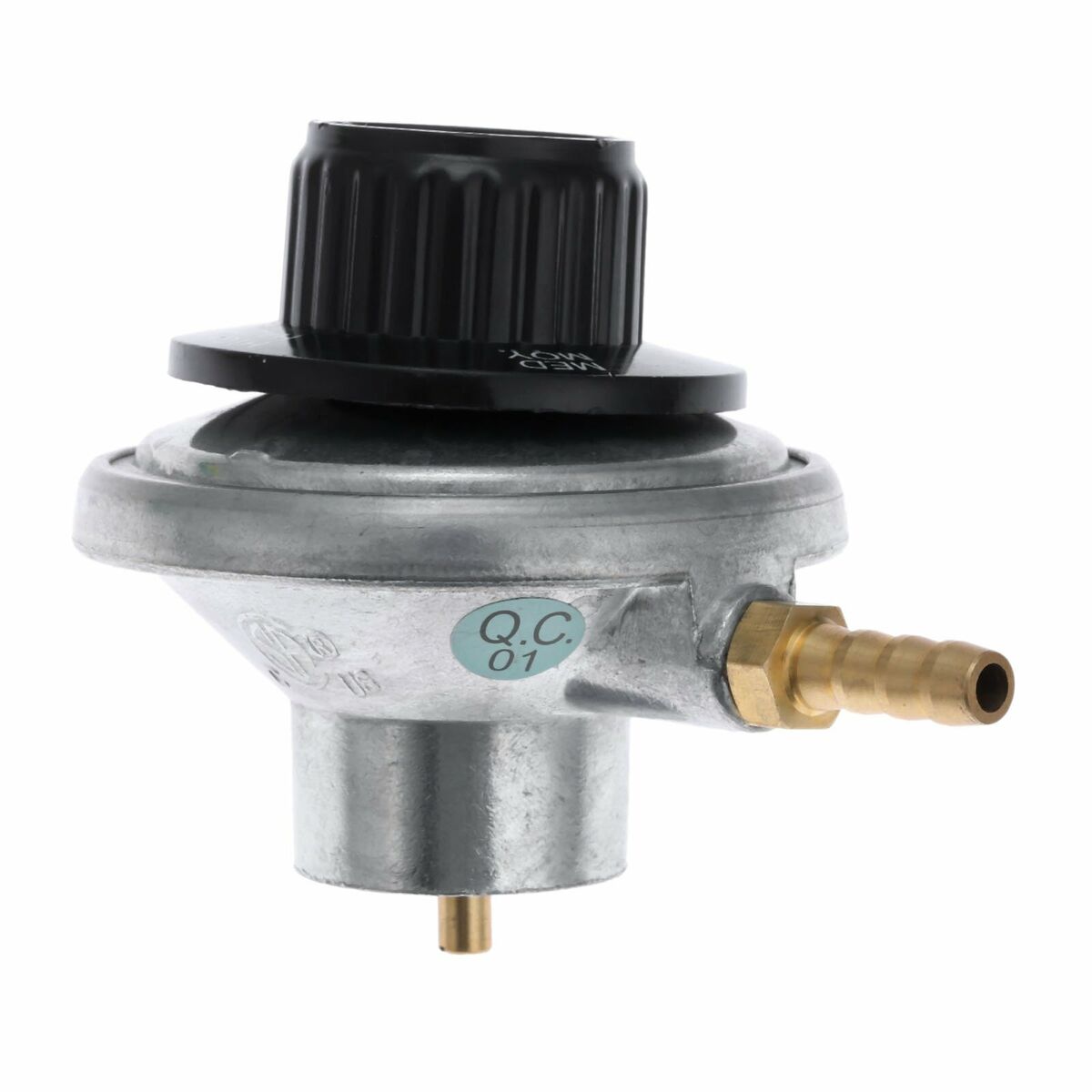 Propane Tank Low pressure Gas Regulator CSA Certified 1"-20 UNEF Inlet