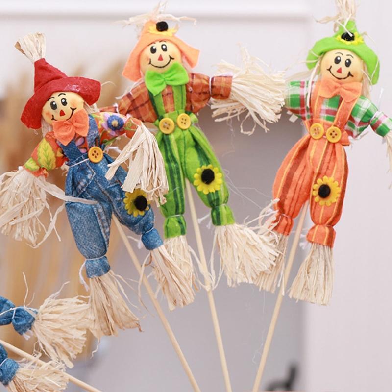 Halloween Scarecrow Decoration for Garden Home School Yard Scarecrow Decor