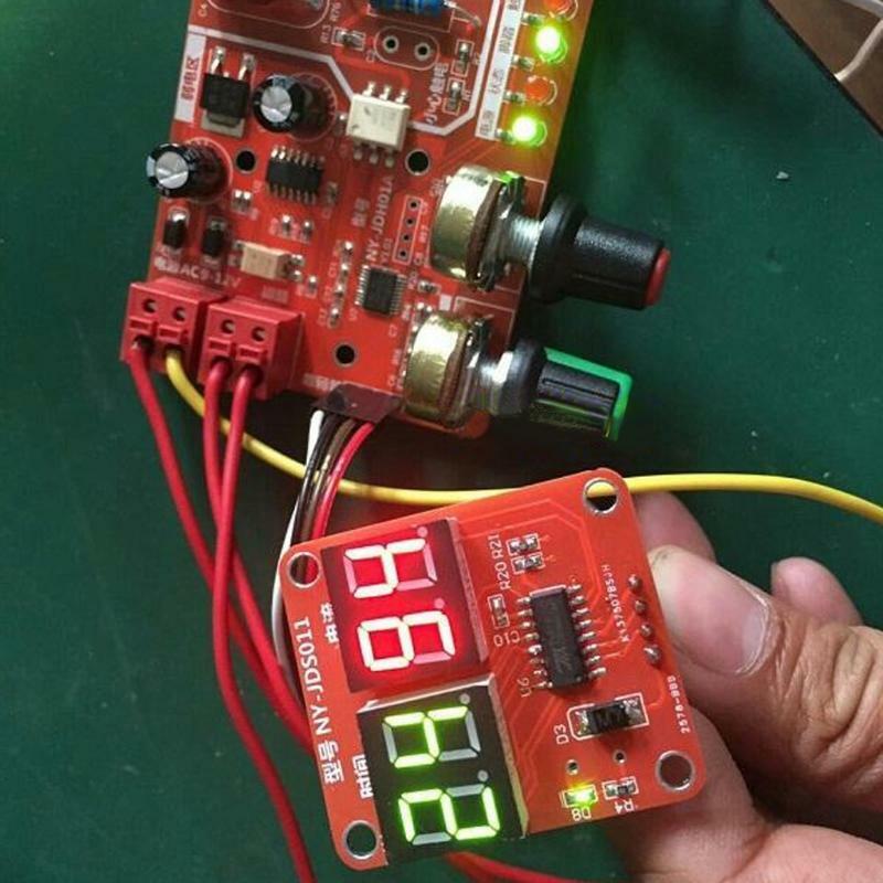 Spot Welder Time Control Board 40A Current Controller with Digital Display