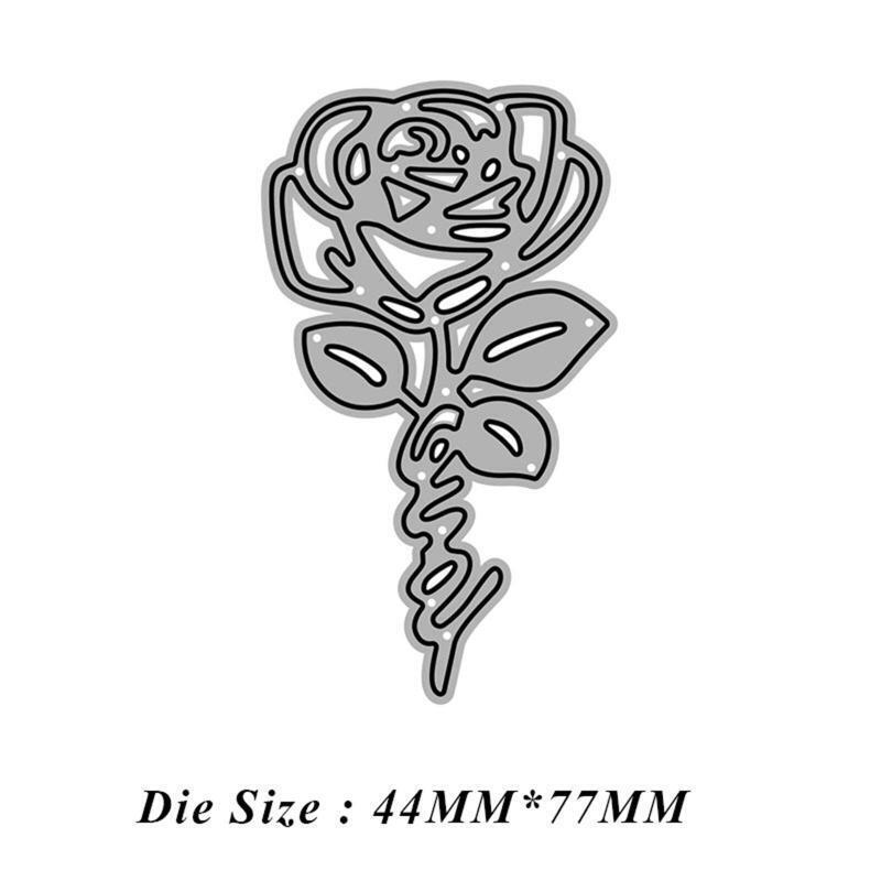 4pcs Flower Metal Cutting Dies Stencil DIY Scrapbook Album Paper Card Template