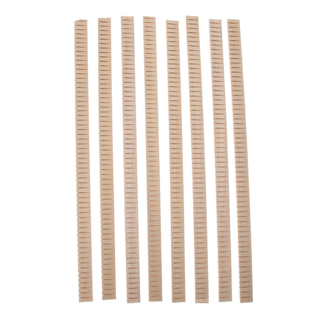 8 Pieces Wooden Guitar Binding Purfling  Strip Body   Inlay