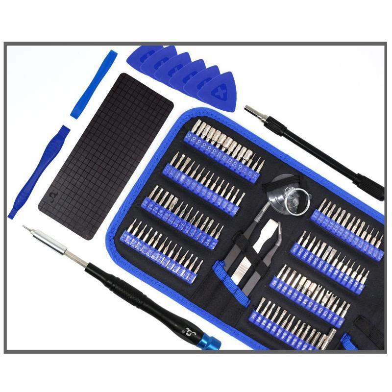 128 in 1 Precision Screwdriver Set Professional Magnetic Repair Tool Kit w/ Case