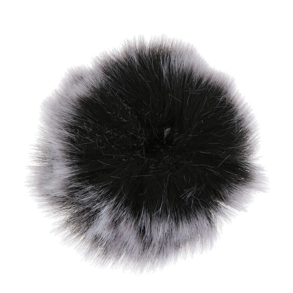 Mini Lapel Lavaliered styleed style Microphone Windscreen MIC Fur  Gray