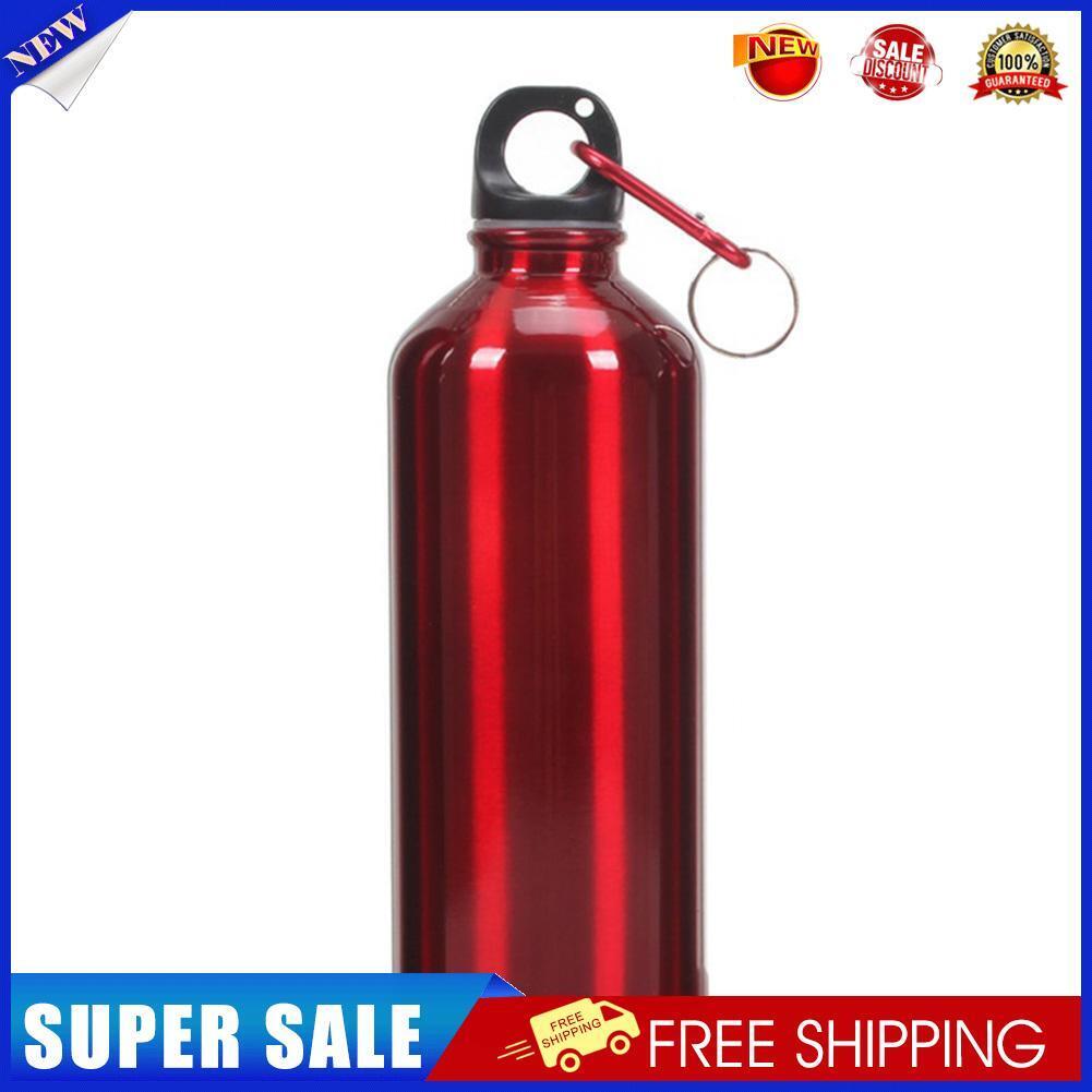 Aluminum Portable Outdoor Sports Water Bottle Kettle with Lid (Red 600ml)