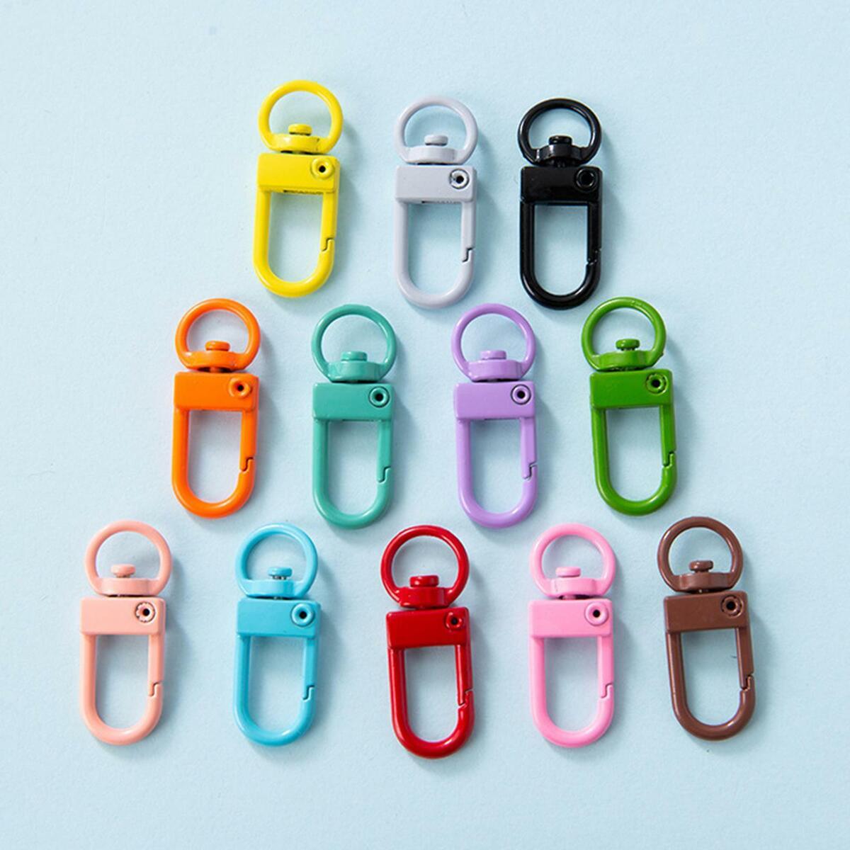 50x  Claw Clasps  for DIY Jewelry Findings Keychain Bags Craft