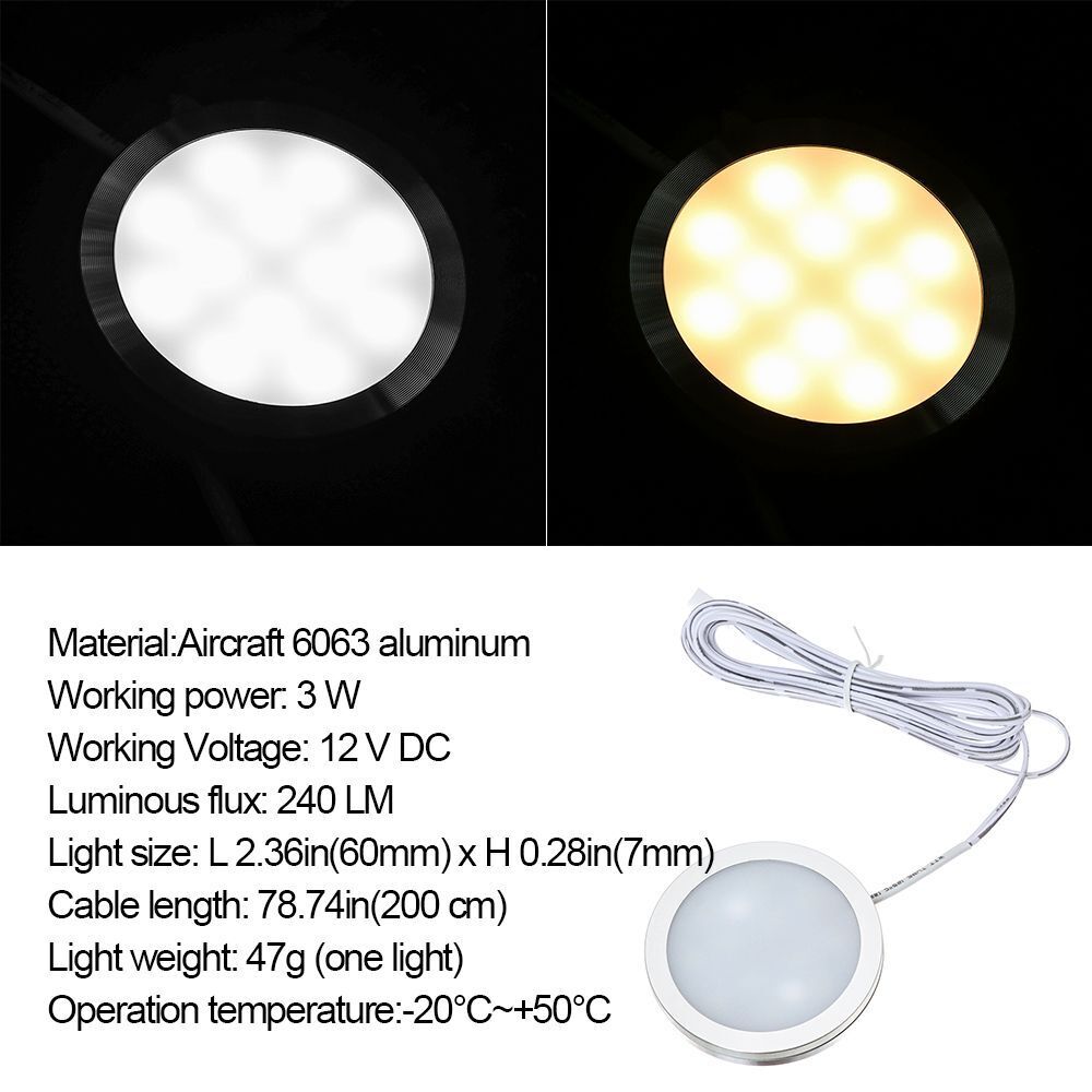 Super Bright Ceiling Light LED Spotlight Panel Downlight Round Recessed Lamp