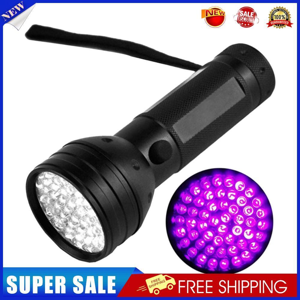 Ultraviolet Torch Waterproof 395-400nm 51 LED UV Detection Flashlight Lamp