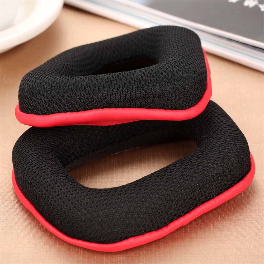 1 Pair Black Headset Earpads Foam Cover Logitech G35 G930 G430 F450 headphones