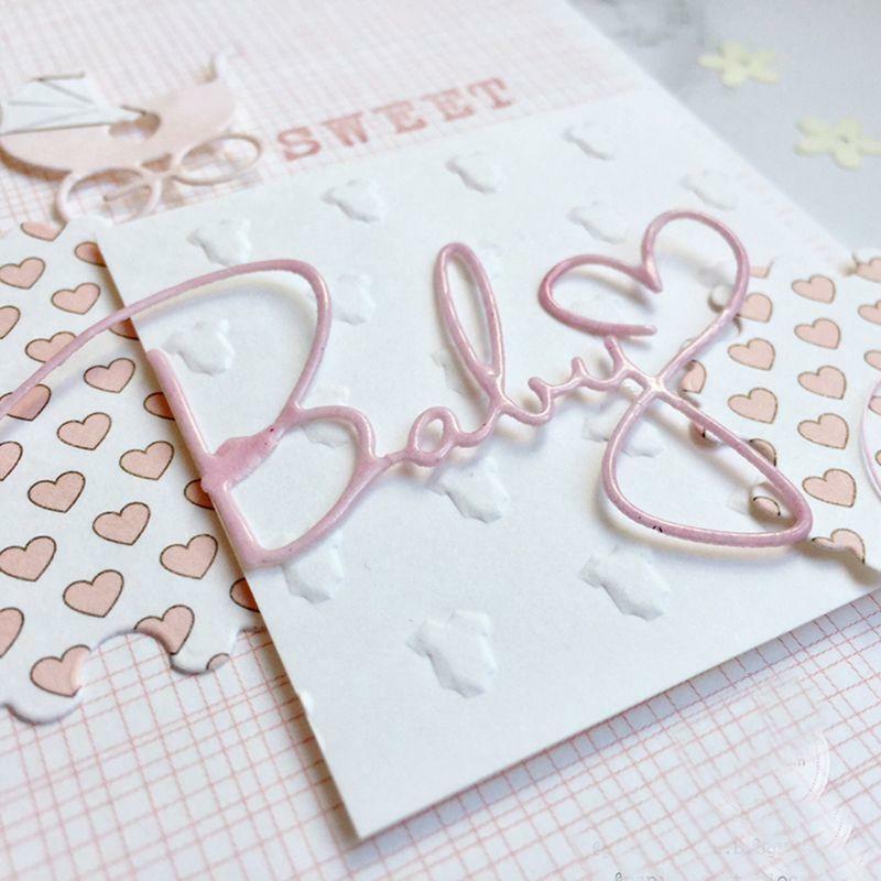 Baby Metal Cutting Dies Stencil Scrapbooking DIY Album Stamp Paper Cards Emboss