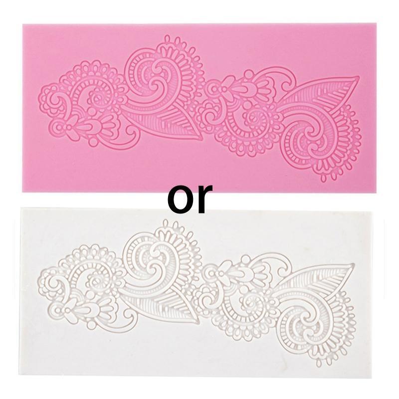 Cake Decorating Lace Silicone Mould DIY Flower Vine Lace Pattern Mold
