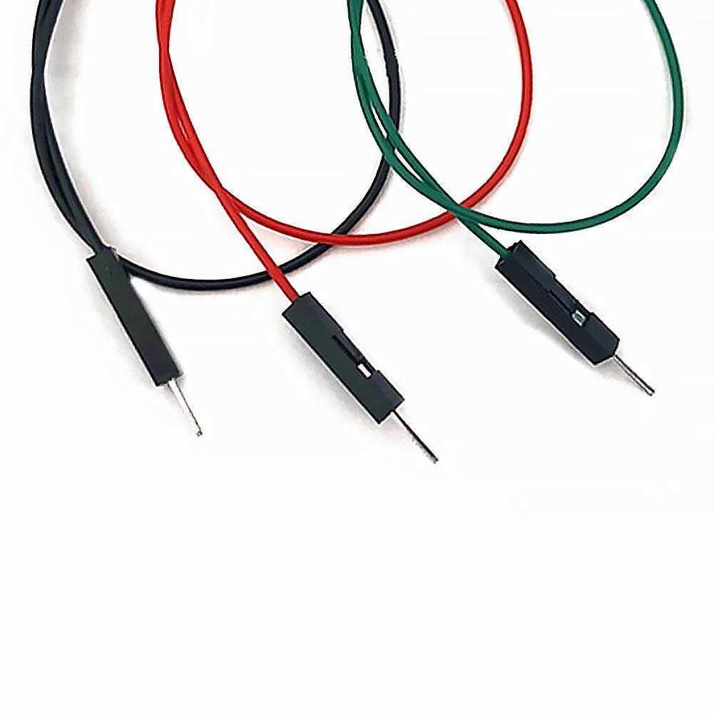 3pcs Test Hook Testing Clip Transistor Tester with Male Head DuPont Line