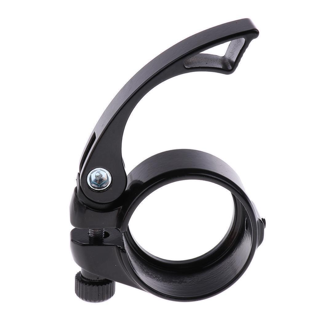Aluminum  Alloy MTB BMX Bike Seat Post Clamp Quick Release Ultralight Bike Tube