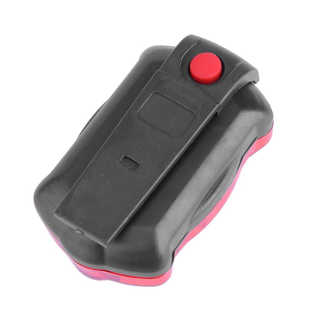 Waterproof 5LED Bicycle Tail Light Rear Warning Lamp for Night Bike Cycling