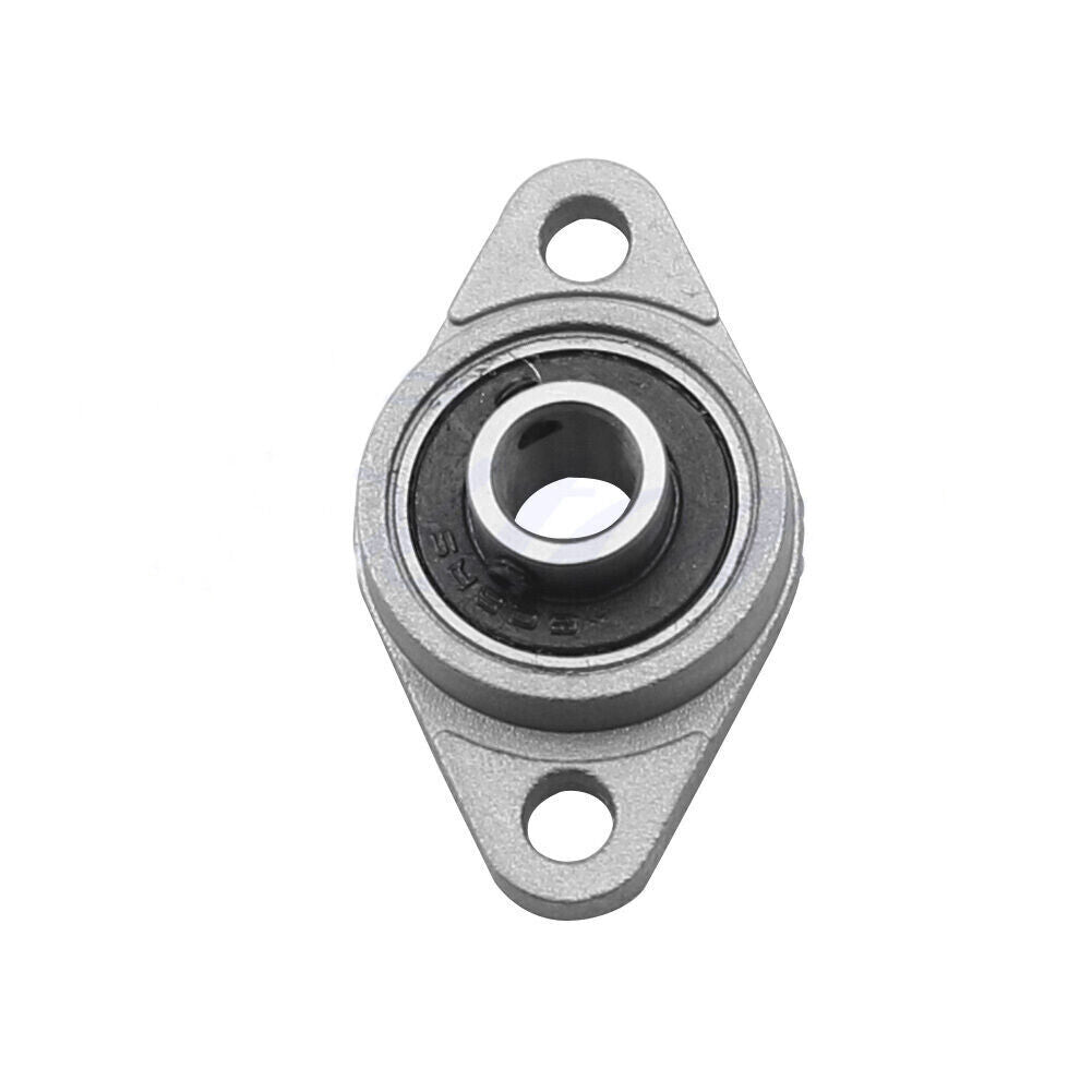 2Pcs KFL08 8mm Bore Diameter Pillow Block Bearing Flange Rhombic Bearings