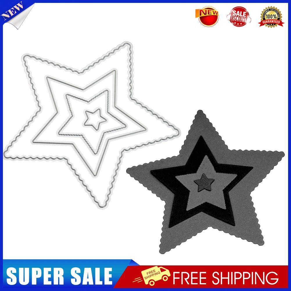 4pcs Stars Metal Cutting Die Stencils DIY Embossing Scrapbooking Craft-1521