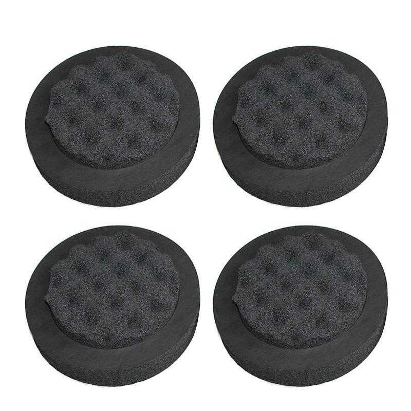 4Pcs Wearproof Vehicle Door Speaker Sound Insulation Ring Soundproof Cotton Pad