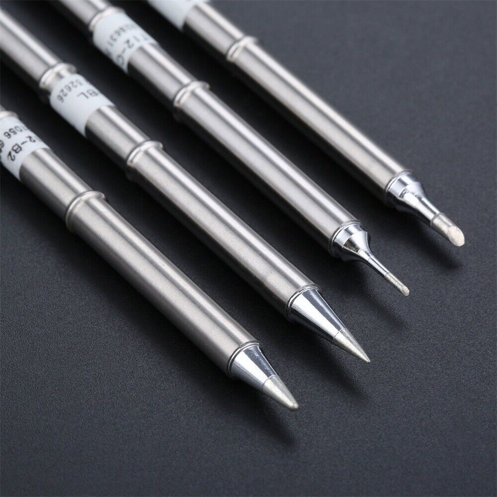 4pcs T12-BC2 T12-C1 T12-BL T12-B2 Solder Iron Tips For Welding Repair Tool New