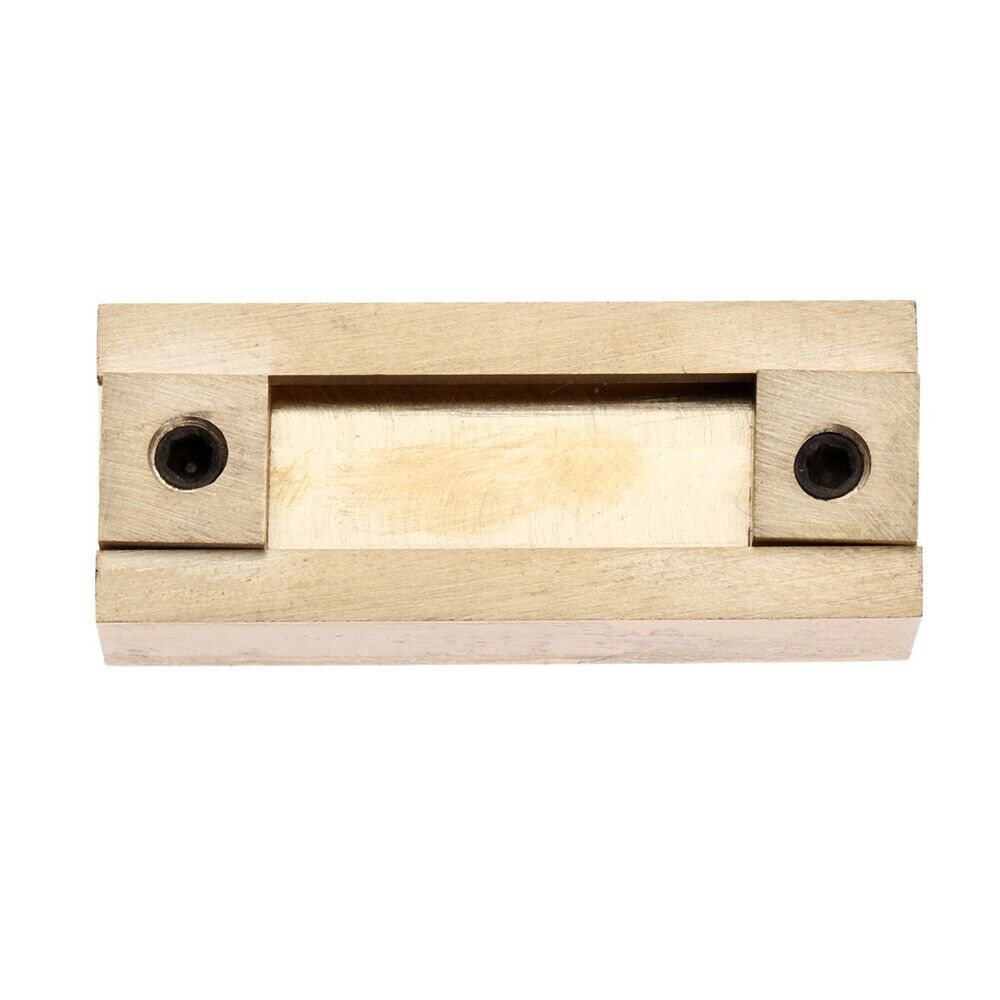 1pc Brass Steel T-Slot Fixture Holder  Brass Alphabet Letter Font Stamp