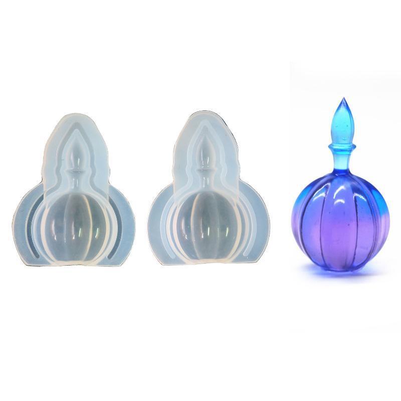 Jelly Mold Silicone Material Perfume Bottle Shaped Baking Gadgets for DIY Baking