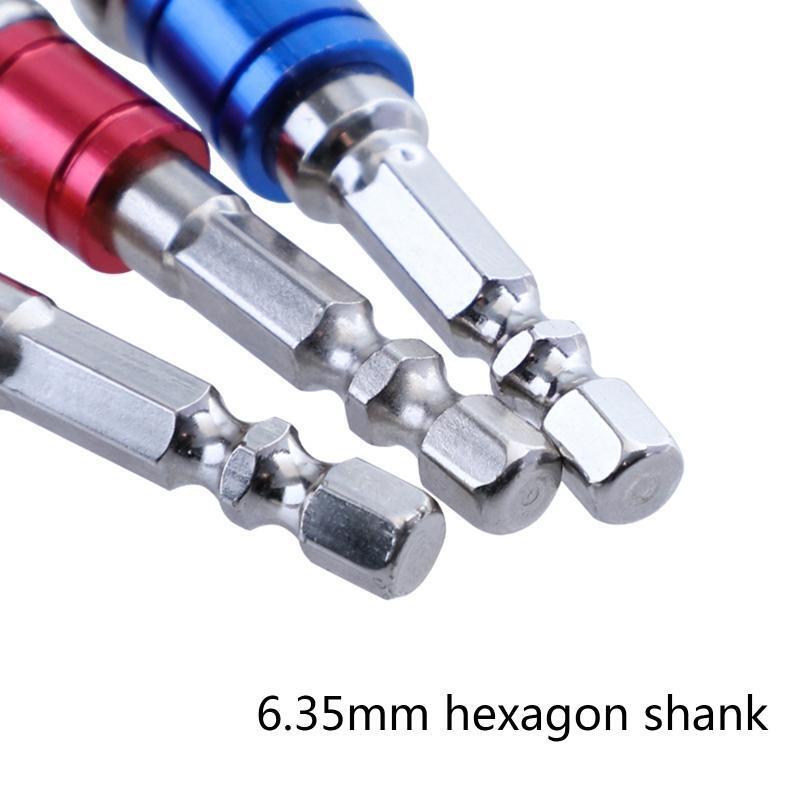 Universal Drill Bit Holder Flexible Drill Bit Extension Rod Set  Carbon Steel
