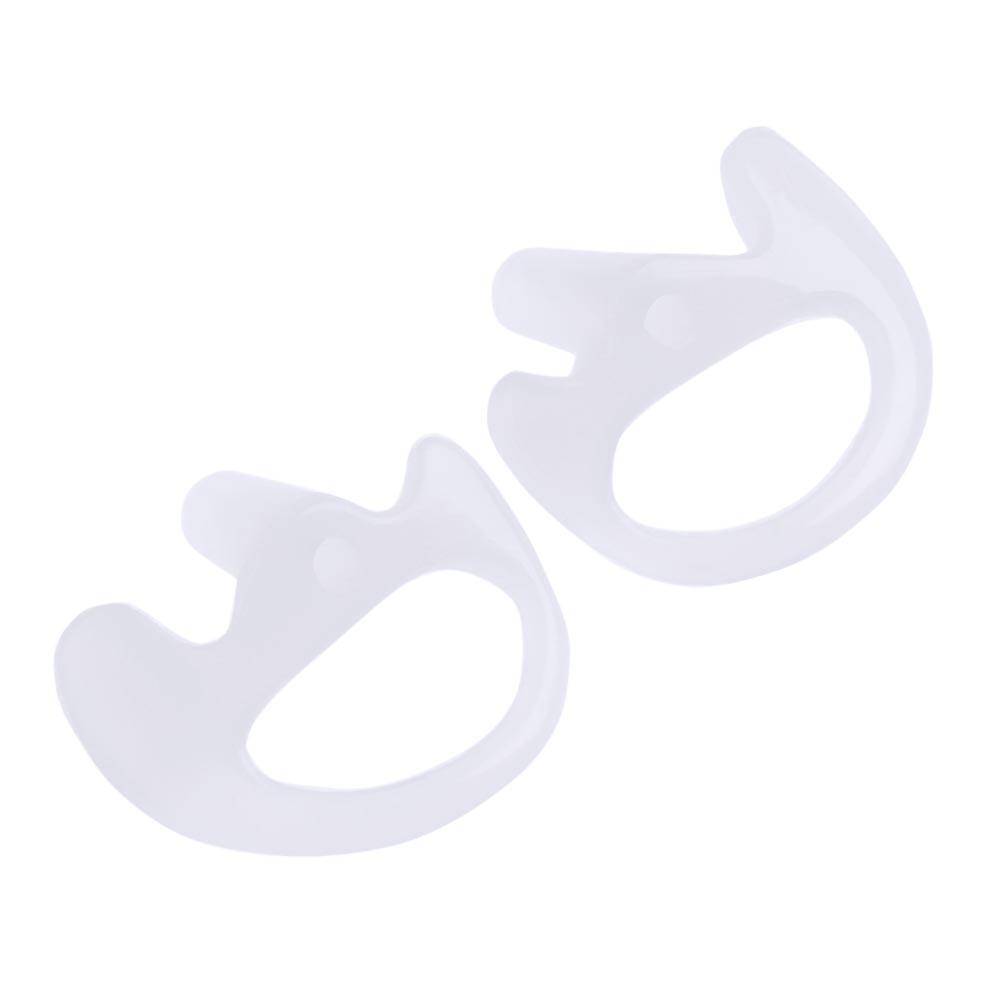 Soft Ear Bud for Covert Acoustic Tube Earpiece for Two-way Radio(White S)
