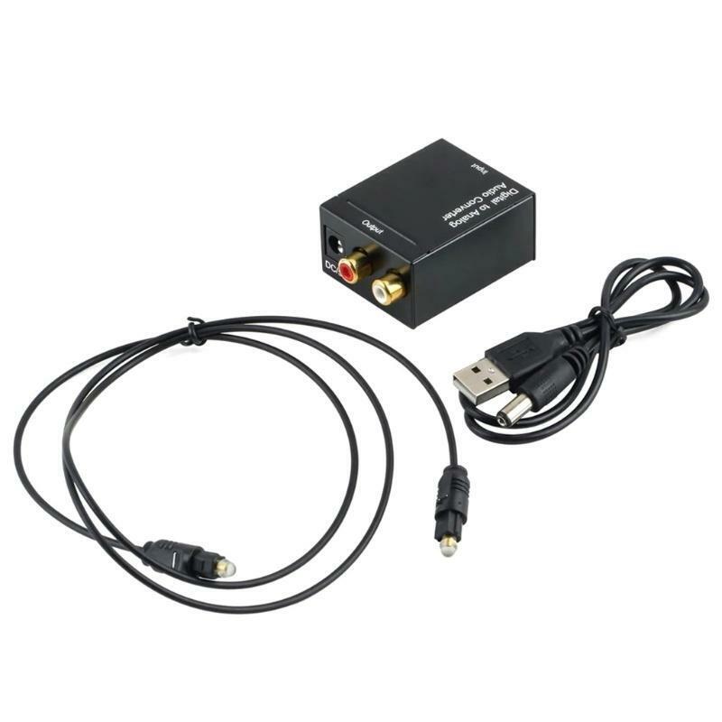 Portable Audio Converter for TV Home Cinema DVD Blu-Ray Player with DC 5V Power