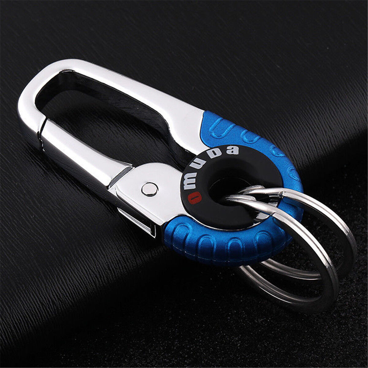 Keychain Key Ring Hook Outdoor Stainless Steel Buckle Carabiner Climbing Random