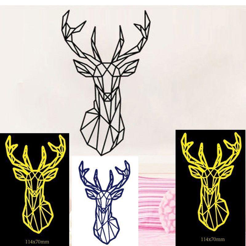 Deer Head Metal Cutting Dies Stencil DIY Scrapbooking Album Stamp Paper Card