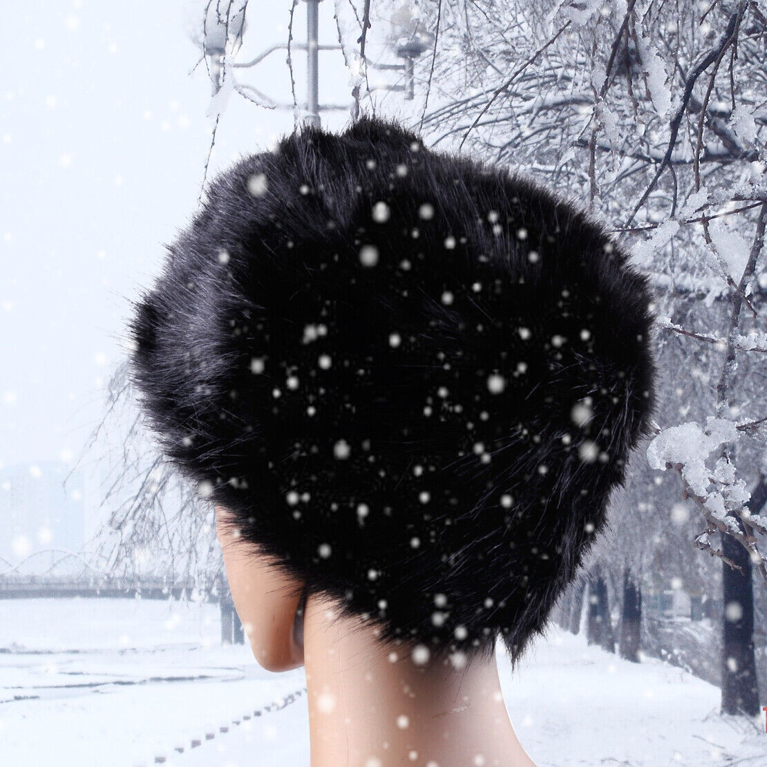 Fashion Women Winter Faux Fur Russian Cossack Cap Ski Hat Ear Cap Ushanka Li