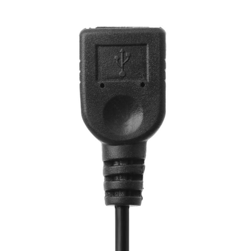 1Pc USB 2.0 Female Jack 2 Pin 2 Wire Power Charge Cable Cord Connector DIY 30cm