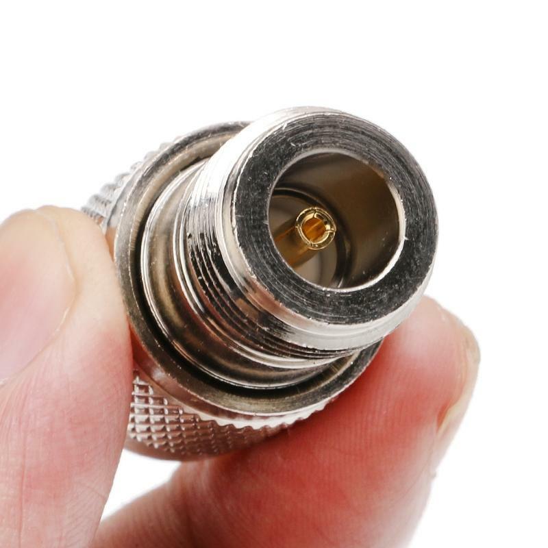 PL259 UHF Plug Male To N Female Jack Straight 50 Ohm RF Connector