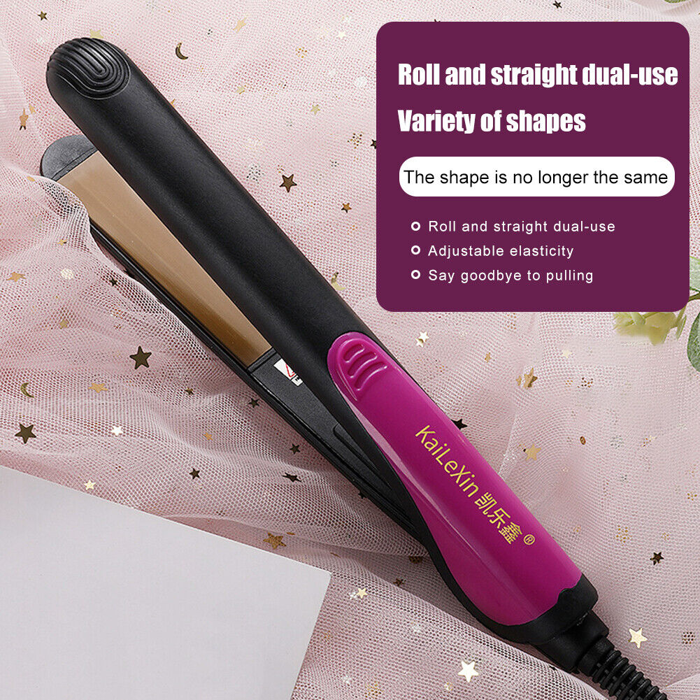 Straight Curly Hair Dual-Use Bangs Splint Household Mini Hair Straightenrer