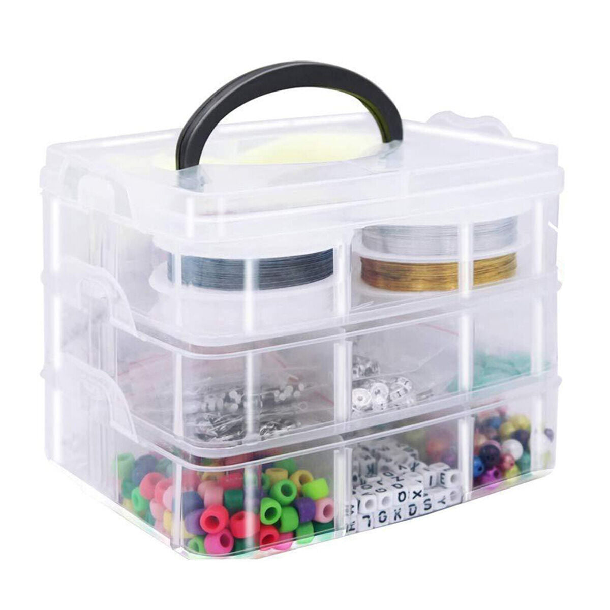 1171pcs   Making Supplies Kits Jewelry Pliers with Storage Organizer