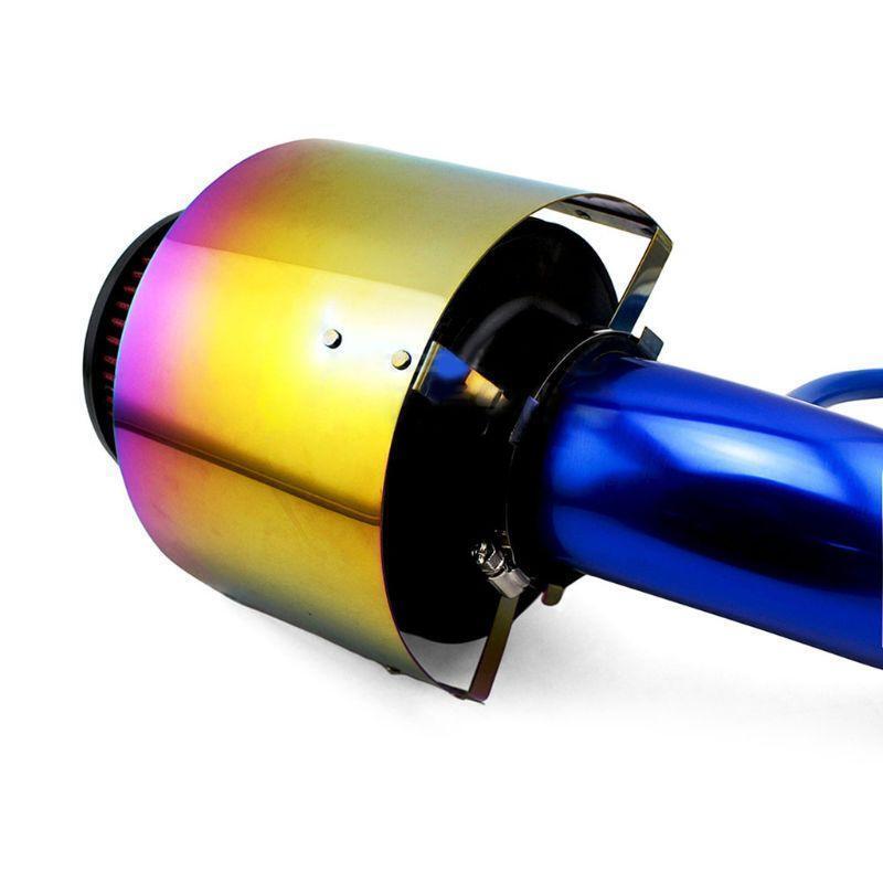 Racing Car Cold Air Intake Cone Air Filter Cover Heat Shield For 2.5-3.5'' Neck